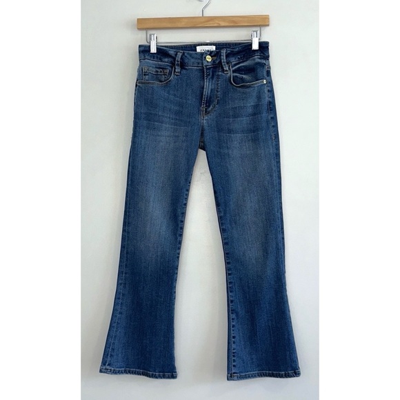 FRAME Le Crop Mini Boot in Poe - Picture 7 of 16